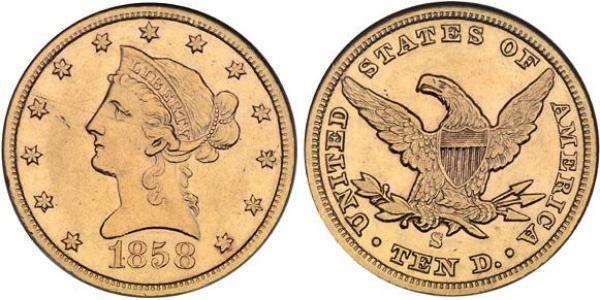 10 Dollar 美利堅合眾國 (1776 - ) 金 