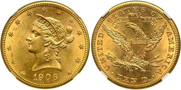 10 Dollar 美利堅合眾國 (1776 - ) 金 