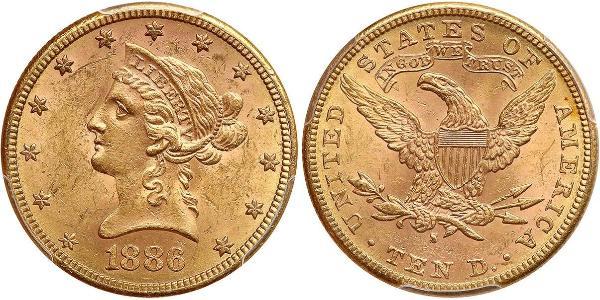 10 Dollar 美利堅合眾國 (1776 - ) 金 