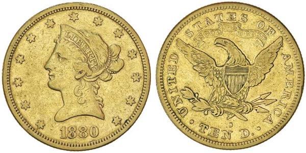 10 Dollar 美利堅合眾國 (1776 - ) 金 