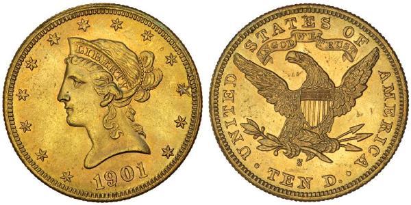 10 Dollar 美利堅合眾國 (1776 - ) 金 