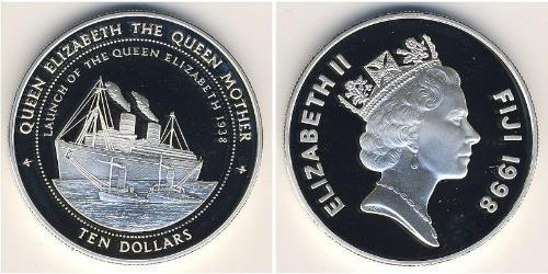 10 Dollar Fiji 銀 