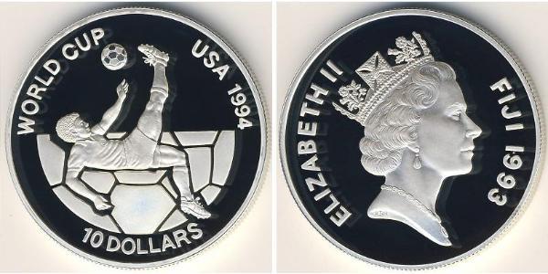 10 Dollar Fiji 銀 