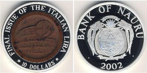 10 Dollar Nauru 銀 