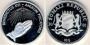 10 Dollar Somalia 銀 