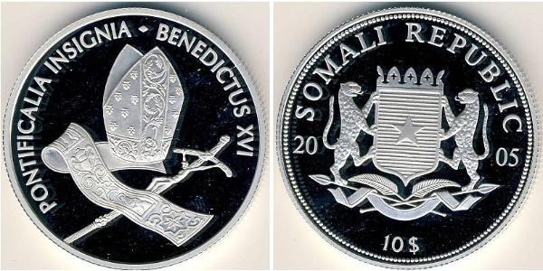 10 Dollar Somalia 銀 
