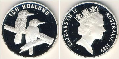10 Dollar 澳大利亚 銀 伊丽莎白二世 (1926-2022)