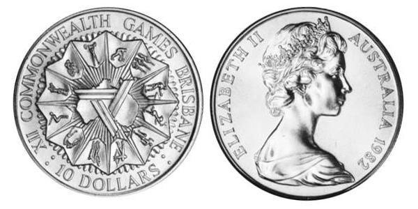 10 Dollar 澳大利亚 銀 伊丽莎白二世 (1926-2022)