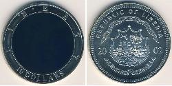 10 Dollar Liberia 镍/銅 