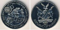 10 Dollar Namibia 镍/銅 