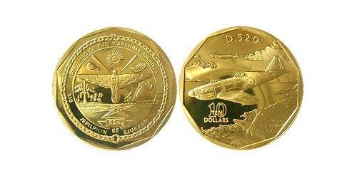 10 Dollar Marshall Islands 黃銅 