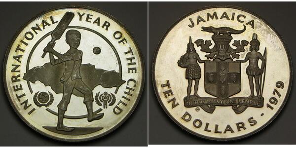 10 Dollaro Giamaica (1962 - ) Argento 