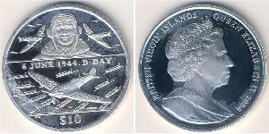 10 Dollaro Isole Vergini Argento 