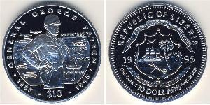 10 Dollaro Liberia Argento 