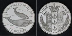 10 Dollaro Niue Argento 