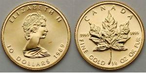 10 Dollaro Canada Oro Elisabetta II (1926-2022)