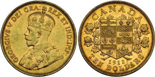 10 Dollaro Canada Oro Giorgio V (1865-1936)