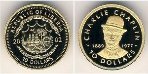 10 Dollaro Liberia Oro 