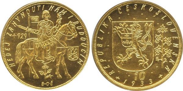 10 Ducat Czechoslovakia (1918-1992) Gold 