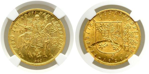 10 Ducat Czechoslovakia (1918-1992) Gold 