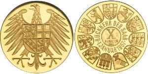 10 Ducat Geschichte der Bundesrepublik Deutschland (1949-1990) Gold 