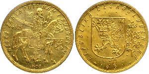 10 Ducat Tchécoslovaquie  (1918-1992) Or 