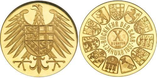 10 Ducat Alemania Occidental (1949-1990) Oro 