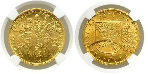 10 Ducat Cecoslovacchia  (1918-1992) Oro 