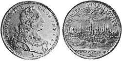 10 Ducat 奥格斯堡 (1276 - 1803 Augsburg) 金 查理七世 (神圣罗马帝国)  (1697 – 1745)