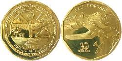10 Dólar Islas Marshall Latón 