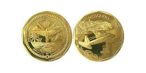 10 Dólar Islas Marshall Latón 