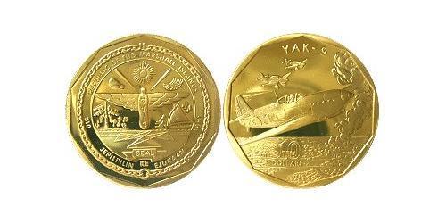 10 Dólar Islas Marshall Latón 