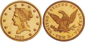 10 Dólar Estados Unidos de América (1776 - ) Oro 