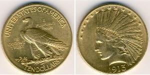 10 Dólar Estados Unidos de América (1776 - ) Oro 