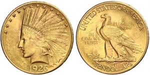 10 Dólar Estados Unidos de América (1776 - ) Oro 