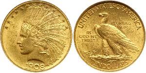 10 Dólar Estados Unidos de América (1776 - ) Oro 