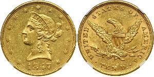 10 Dólar Estados Unidos de América (1776 - ) Oro 