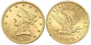 10 Dólar Estados Unidos de América (1776 - ) Oro 