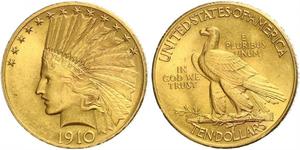 10 Dólar Estados Unidos de América (1776 - ) Oro 