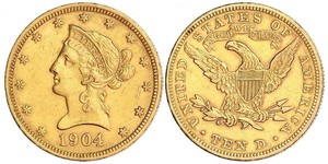 10 Dólar Estados Unidos de América (1776 - ) Oro 