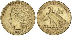 10 Dólar Estados Unidos de América (1776 - ) Oro 