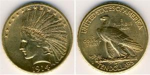 10 Dólar Estados Unidos de América (1776 - ) Oro 