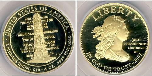 10 Dólar Estados Unidos de América (1776 - ) Oro 