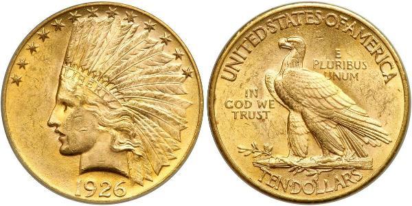 10 Dólar Estados Unidos de América (1776 - ) Oro 