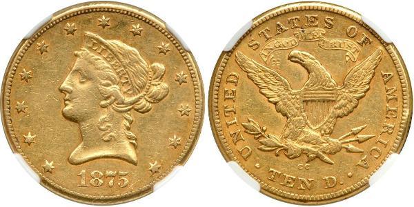 10 Dólar Estados Unidos de América (1776 - ) Oro 