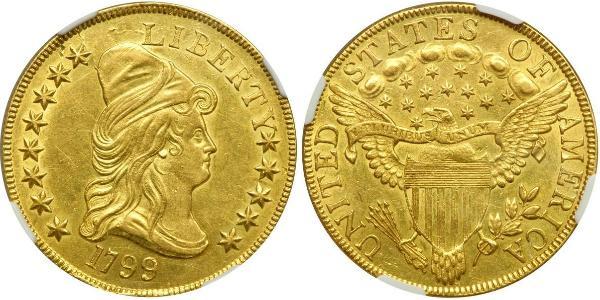 10 Dólar Estados Unidos de América (1776 - ) Oro 