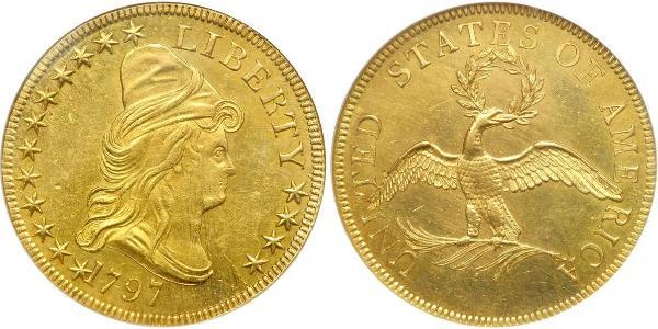 10 Dólar Estados Unidos de América (1776 - ) Oro 