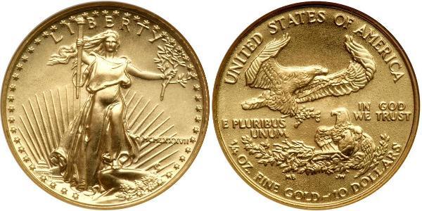 10 Dólar Estados Unidos de América (1776 - ) Oro 