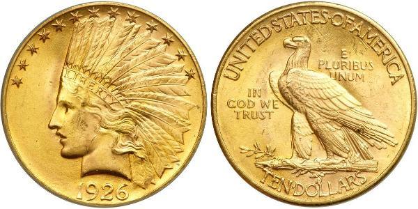10 Dólar Estados Unidos de América (1776 - ) Oro 