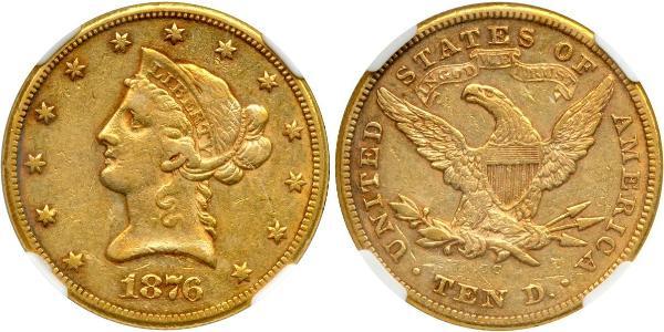 10 Dólar Estados Unidos de América (1776 - ) Oro 